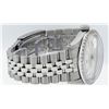 Image 6 : Rolex Mens Stainless Steel Silver Diamond 36MM Oyster Perpetual Datejust Wristwa