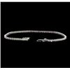 Image 3 : 18KT White Gold 2.51 ctw Diamond Tennis Bracelet