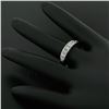 Image 8 : Classic Platinum .80 ctw Channel Set Round Brilliant VS Diamond Wedding Band Rin