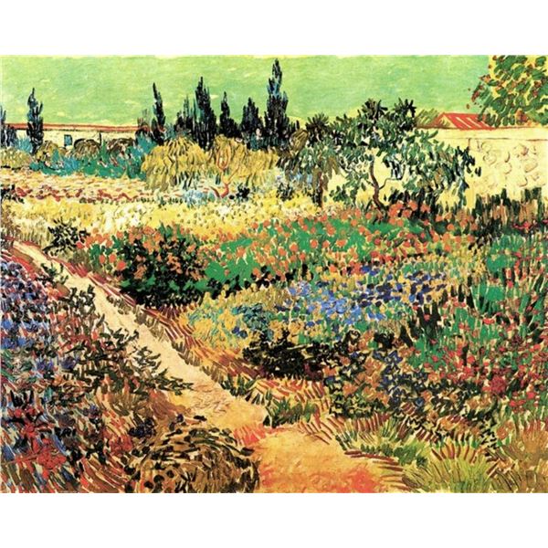 Van Gogh - Flowering Garden With Path