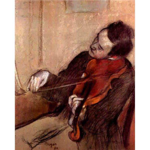 Edgar Degas - The Violinist #1