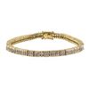 Image 1 : 5.95 ctw Diamond Bracelet - 14KT Yellow Gold