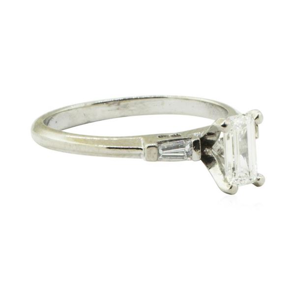 0.53 ctw Diamond Engagement Ring - Platinum