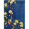 Image 1 : Hokusai - Bullfinch and Drooping Cherry