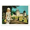 Image 1 : Robert Vernet Bonfort, "Woman with Bicycle" Limited Edition Lithograph, Numbered