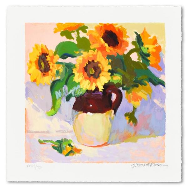 S. Burkett Kaiser, "Sunflowers" Limited Edition, Numbered and Hand Signed with L