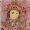 Image 2 : "Child of the East" Limited Edition Lithograph by Edna Hibel (1917-2014), Number