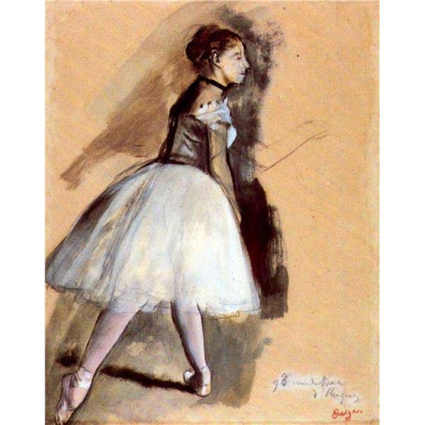 Edgar Degas - Dancer In Step Position #1