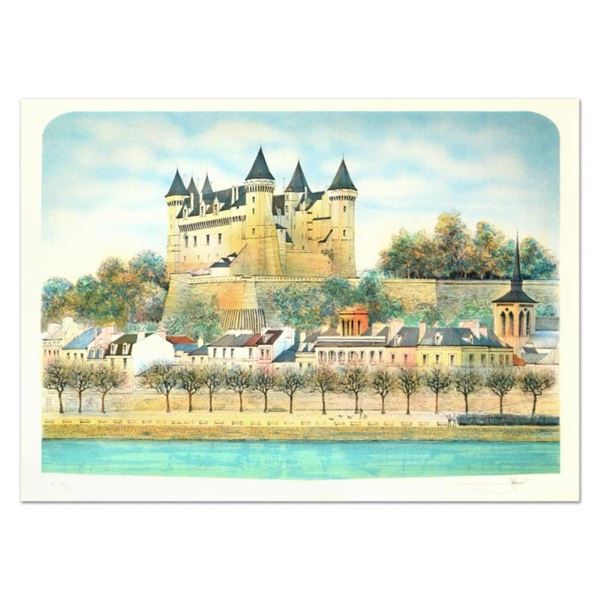 Rolf Rafflewski, "Chateau III" Limited Edition Lithograph, Numbered and Hand Sig