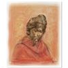 Image 1 : "Swiss Man" Limited Edition Lithograph by Edna Hibel (1917-2014), Numbered and H