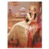 Image 1 : Pino (1939-2010), "A Pause" Artist Embellished Limited Edition on Canvas, Number