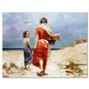 Image 1 : Pino (1939-2010), "Summer Retreat" Artist Embellished Limited Edition on Canvas,