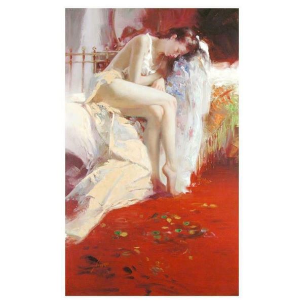 Pino (1939-2010), "Fanciful Dream" Artist Embellished Limited Edition on Canvas