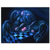 Image 1 : Yuroz, "Lovers" Hand Signed Limited Edition Serigraph on Canvas with Certificate