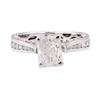 Image 2 : 1.48 ctw Diamond Ring - 18KT White Gold