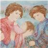 Image 2 : "Early Spring" Limited Edition Serigraph by Edna Hibel (1917-2014), Numbered and