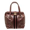 Image 1 : Gucci Brown Guccissima Leather Bowler Satchel Bag