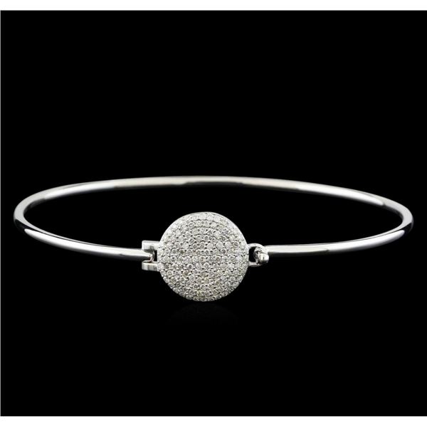 0.75 ctw Diamond Bracelet - 14KT White Gold