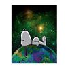 Image 1 : Peanuts, "On Top of the World" Hand Numbered Canvas (40"x44") Limited Edition Fi