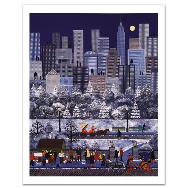 Jane Wooster Scott, "New York, New York" Hand Signed Limited Edition Lithograph