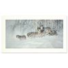 Image 1 : Larry Fanning (1938-2014), "Winter's Lace - Gray Wolves" Limited Edition Lithogr