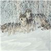 Image 2 : Larry Fanning (1938-2014), "Winter's Lace - Gray Wolves" Limited Edition Lithogr