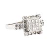 Image 1 : 1.27 ctw Diamond Ring - 14KT White Gold