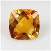 Image 1 : Natural Cushion Checker Citrine 5.30 Cts - Untreated