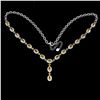 Image 1 : Natural Yellow Citrine 122.50 Carats Necklace