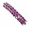 Image 1 : Natural Unheated Oval Rhodolite Garnet Bangle