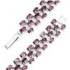 Image 3 : Natural Raspberry Rhodolite 104 Carats Garnet Bracelet