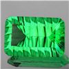 Image 1 : Natural ConCave Cut Emerald Green Fluorite - FL