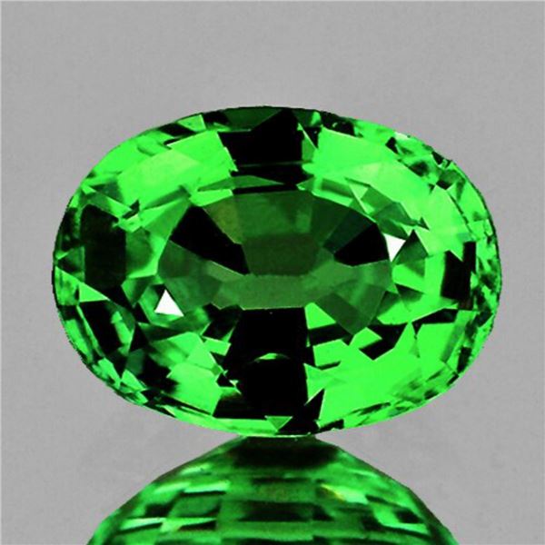 Natural Chrome Green Tsavorite Garnet 1.28 Cts - FL