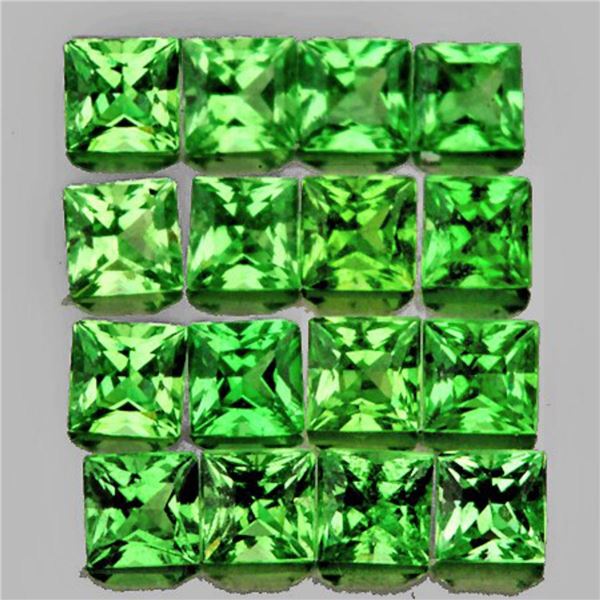 Natural Chrome Green Tsavorite Garnet 20 Pcs - VVS