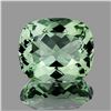 Image 1 : Natural Cushion Portuguese Cut Green Amethyst - FL