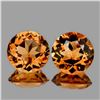 Image 1 : Natural Champagne Imperial Topaz Pair{Flawless-VVS1}