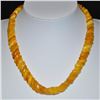 Image 2 : Antique Natural Butterscotch Egg Yolk Amber Necklace