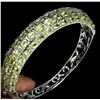 Image 2 : Natural Unheated Oval Peridot Bangle