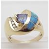 Image 2 : Lady's opal & Tanzanite ring
