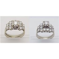 Diamond bridal set 1.53Ctw