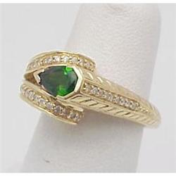 Lady's Chrome Diopside ring
