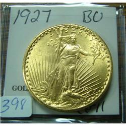 1927 $20.00 Saint Gaudens BU-62
