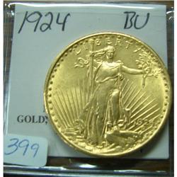 1924 $20.00 Saint Gaudens BU-62