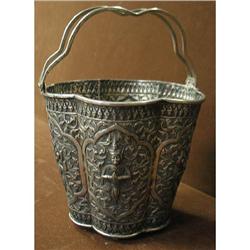 Siam silver ice bucket