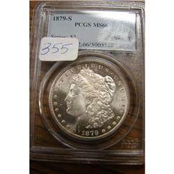 1879-S Morgan Silver Dollar MS66 PCGS