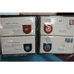 (8) Papua New Guinea Coin/Stamp Cvrs.