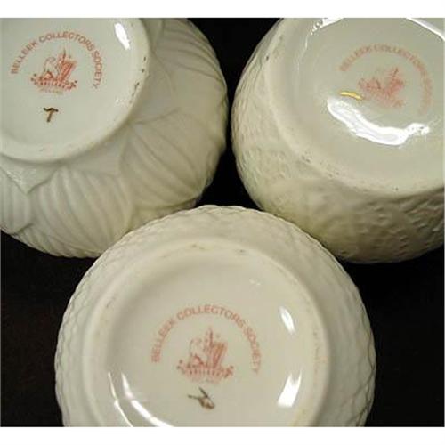 Belleek Collector Society bowls