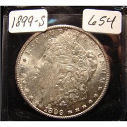 1899-S Morgan Silver Dollar BU
