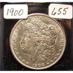 1900 Morgan Silver Dollar AU