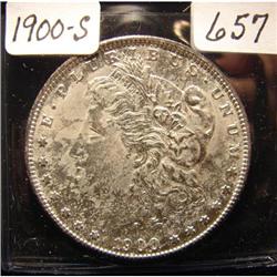 1900-S Morgan Silver Dollar BU